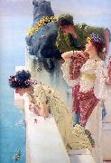 Alma-Tadema, Sir Lawrence A coign of vantage oil painting